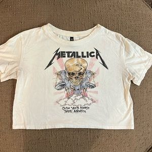 Metallica Crop Top